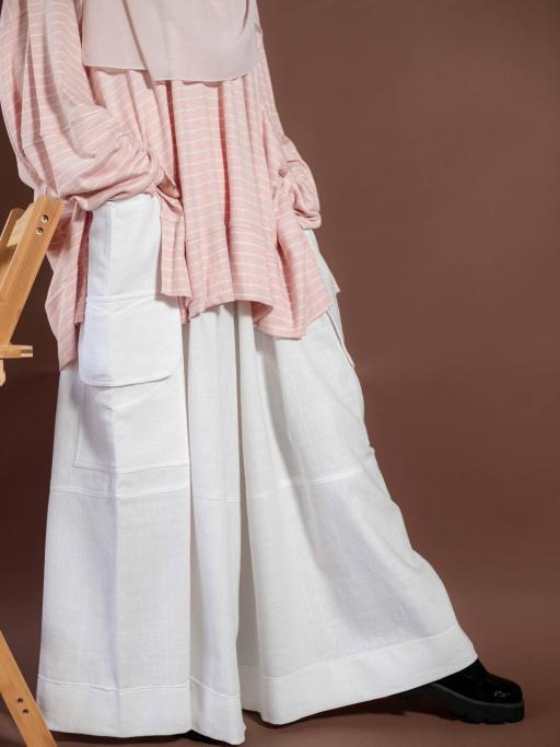 Basic Cargo Wide Pants - image 4