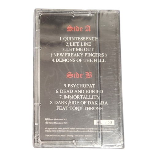 [Black Gothicl] SUFFER IN CREASE - Four Quintessence Gates of Gloomy Tape (New) - image 2