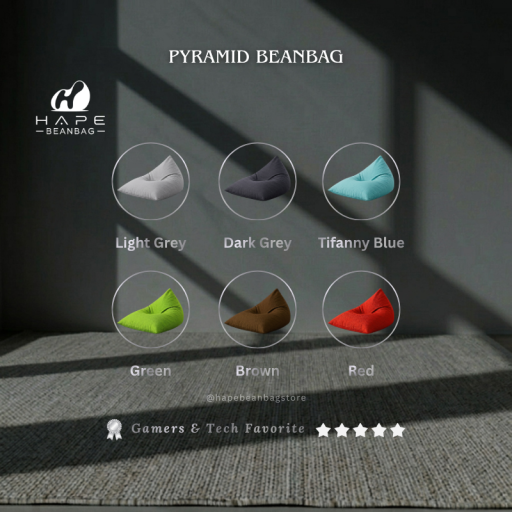 Pyramid Beanbag with Filling - image 6
