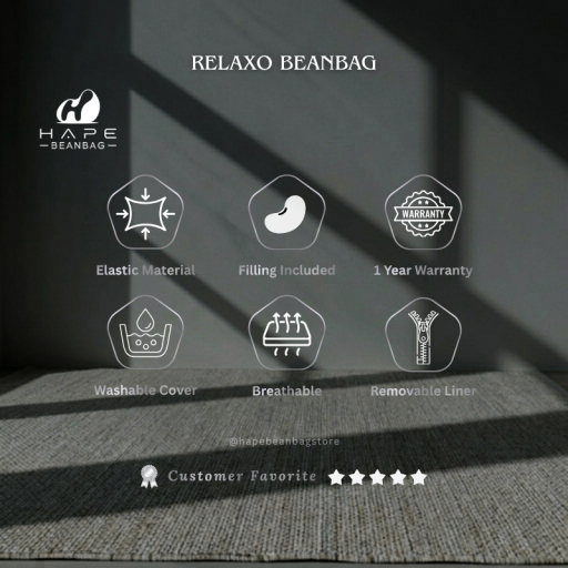 Relaxo Beanbag with Filling - image 5