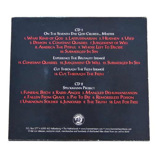 [Death Thrash] MASTER - On the Seventh Day God Created... Master CD (Used) - image 2