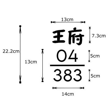 FAMILY NAME LML "府" - image 2