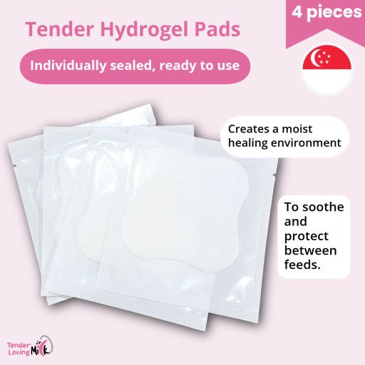 Tender Hydrogel Pads for Sore Nipples (4 pcs) Lanolin-Free • Odour-Free • Instant Cooling Relief • Clinically Inspired - image 3