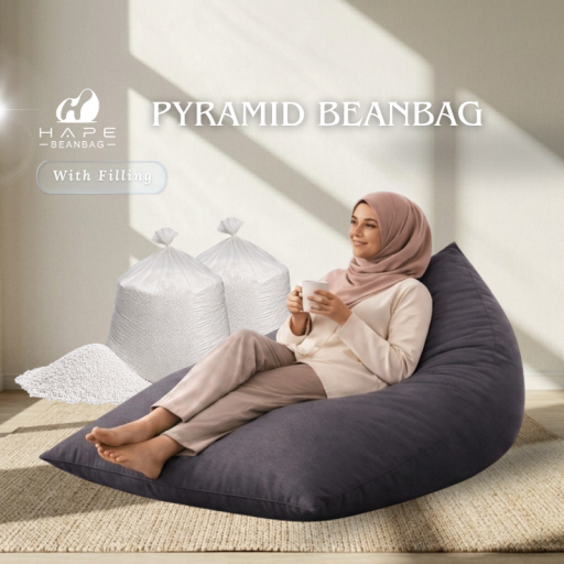 Pyramid Beanbag with Filling - image 1