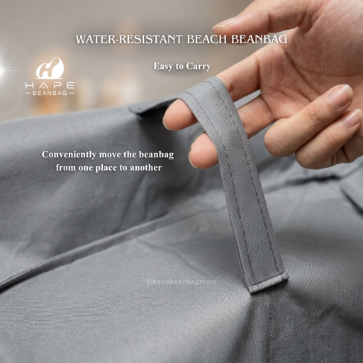 Water-Resistant Beach Beanbag with Filling - image 3