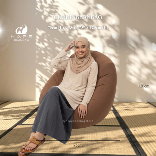 Cloud Beanbag with Filling - image 2