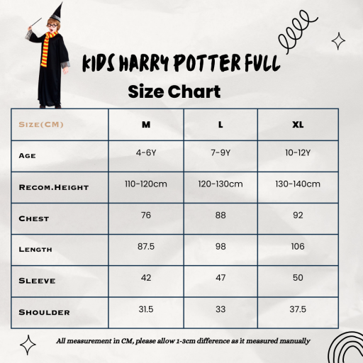 School of Witchcraft Harris Sets Performance Cloak Anime Halloween Adult Children's Cosplay Clothing Wizardry Tie Scarf - image 3