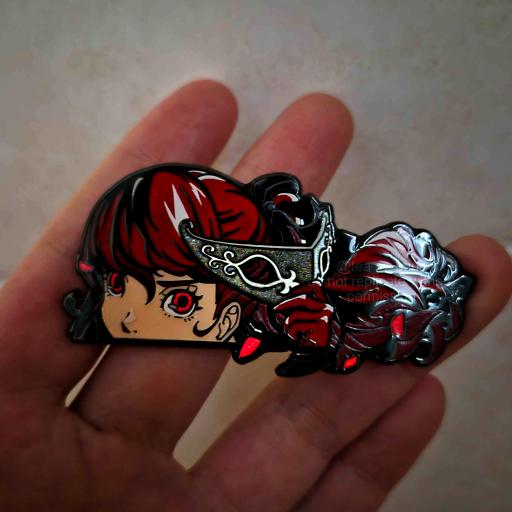 Violet Eyes Enamel Pin - image 2
