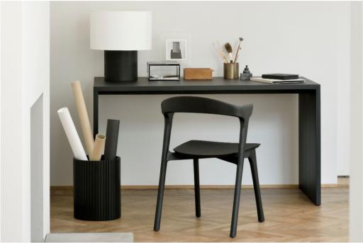Artisan Black Timber Dining Chair - image 3