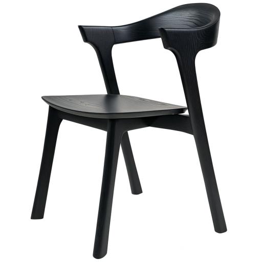 Artisan Black Timber Dining Chair - image 2