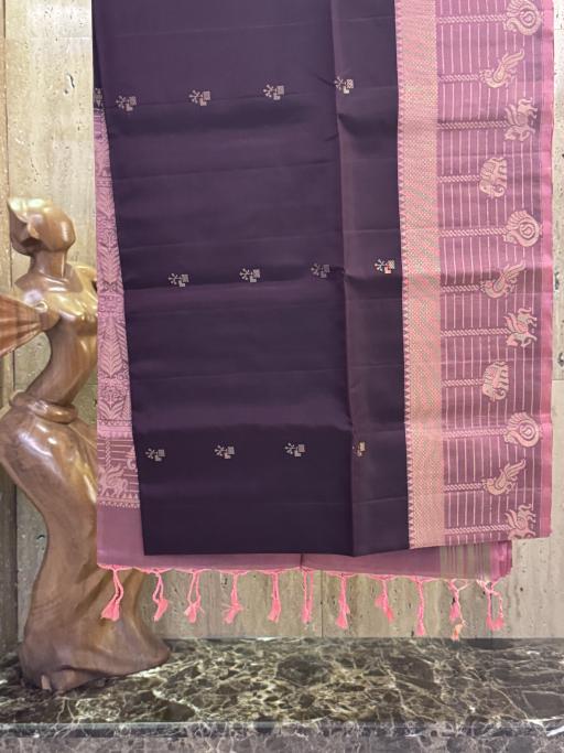 Soft Pure Kanchipuram Silk Saree - image 2