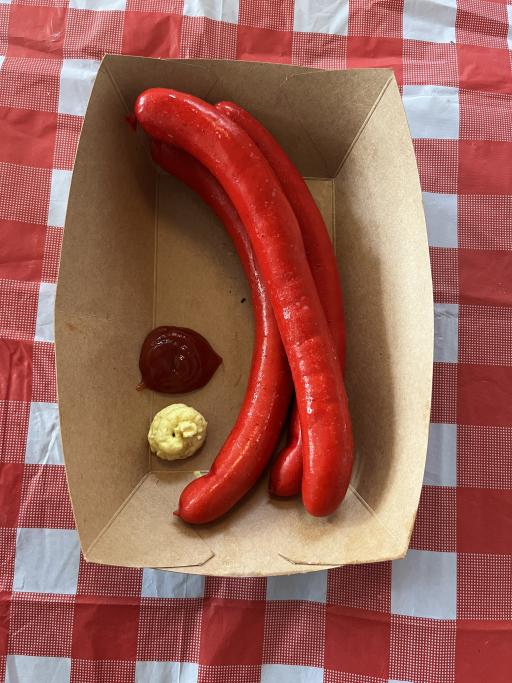 Hotdog Pølser Rød 1kg / Hotdog Sausages Red 1kg - image 1
