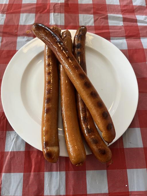 Grill Pølse Brun 1kg / Grilled Sausage Brown 1kg (Frozen) - image 2