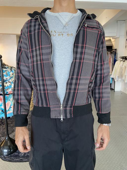Japanese Street Brand Groover Grand Plaid Bomber Jacket - image 1