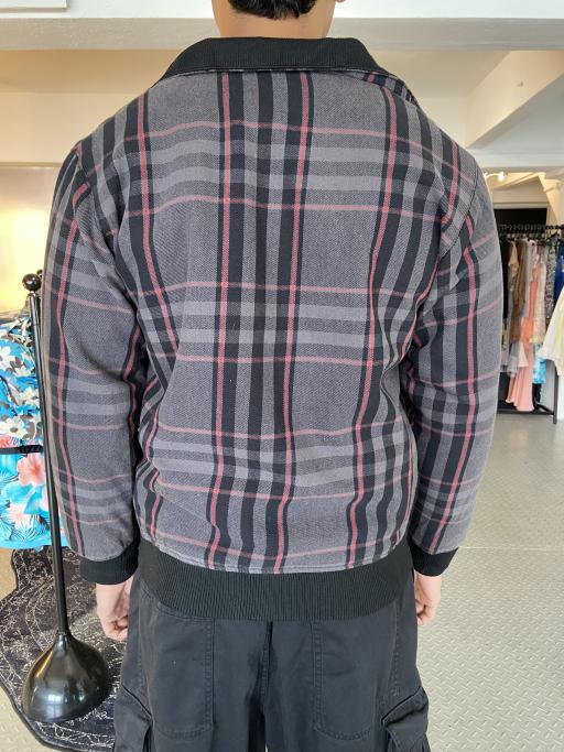 Japanese Street Brand Groover Grand Plaid Bomber Jacket - image 3