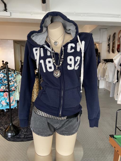 Early 00's Y2K Abercrombie Zipper Hoodie - image 1