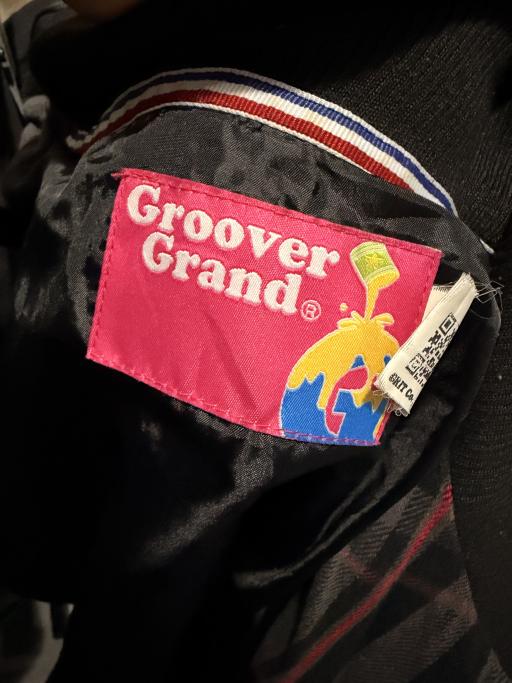 Japanese Street Brand Groover Grand Plaid Bomber Jacket - image 4
