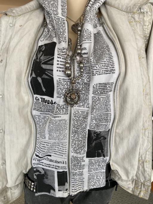 Early 00's Double Layer Denim Jacket by In The Attic, Japan - image 3