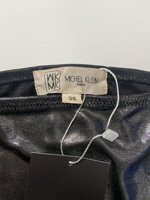 Early 00's Y2K Metallic Silver Cami Top by Michel Klein, Japan - image 3