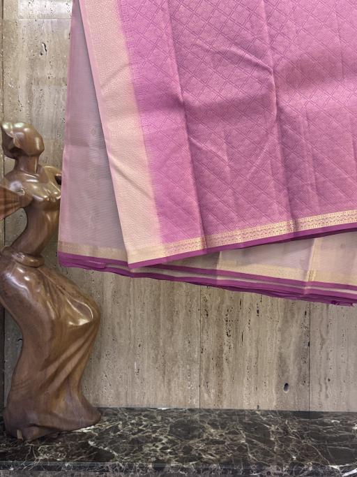 Blush Rose Lightweight Kanchipuram - image 3