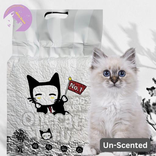 Unscented - One Cat Crushed Tofu Cat Litter - image 1