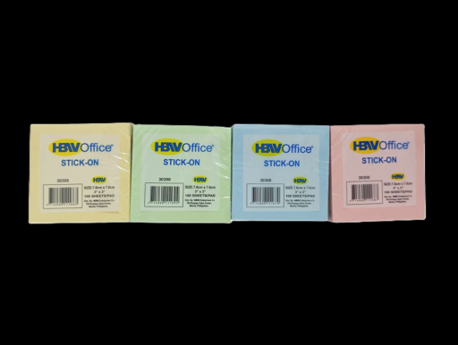 HBW Sticky Note 3x3 Pastel Colors - image 2