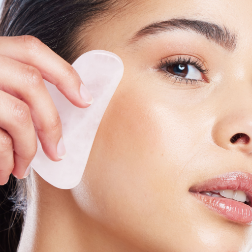 Rose Quartz Facial Tools - image 1