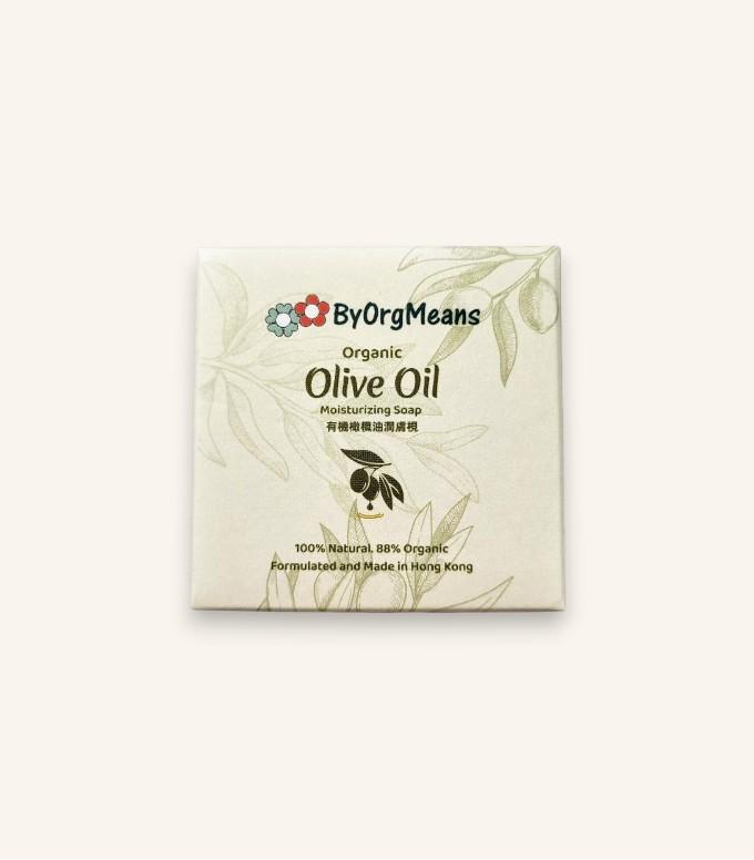 ByOrgMeans Organic Oliver Oil Moisturizing Soap 90g