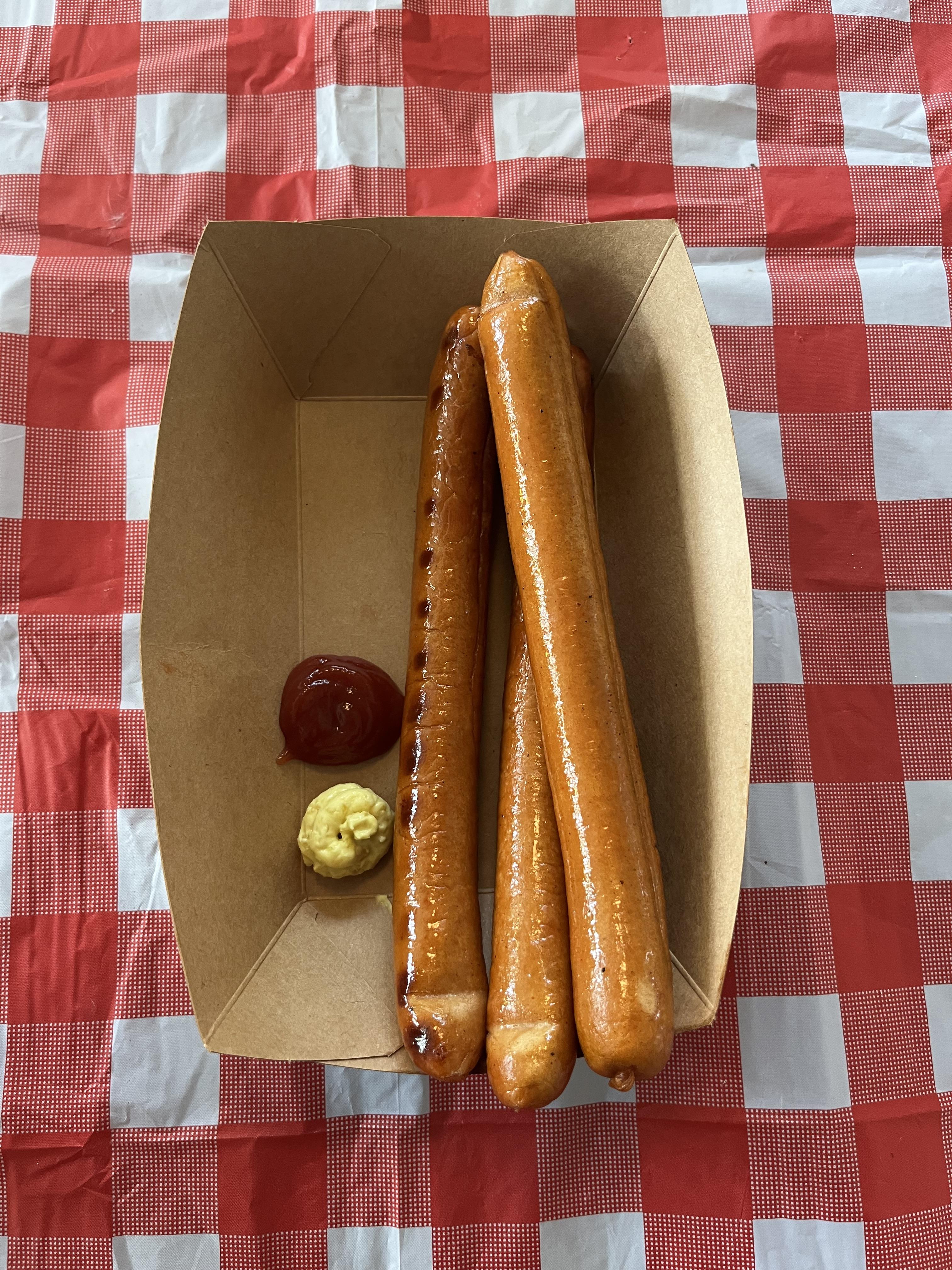 Grill Pølse Brun 1kg / Grilled Sausage Brown 1kg (Frozen)
