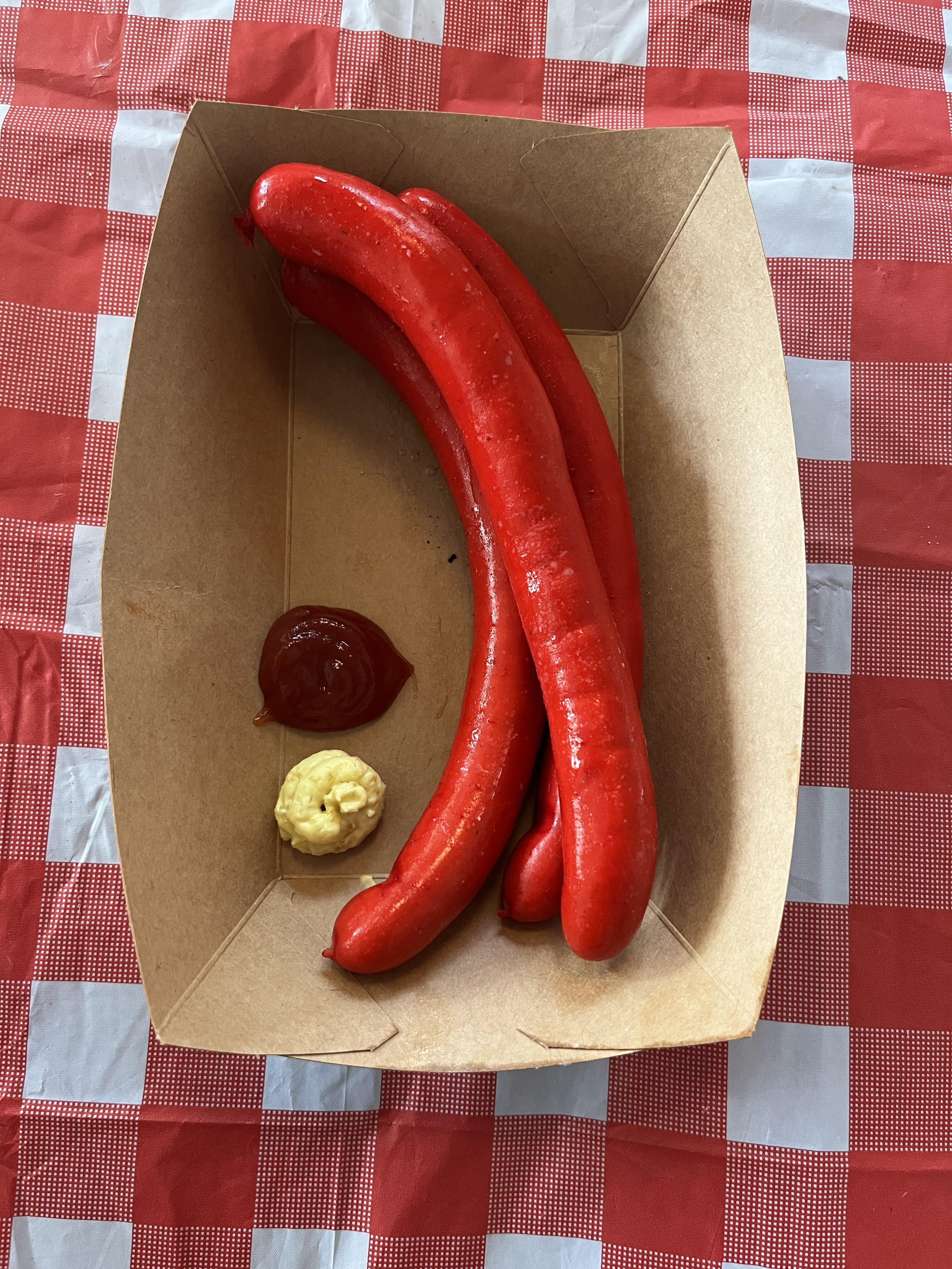 Hotdog Pølser Rød 1kg / Hotdog Sausages Red 1kg