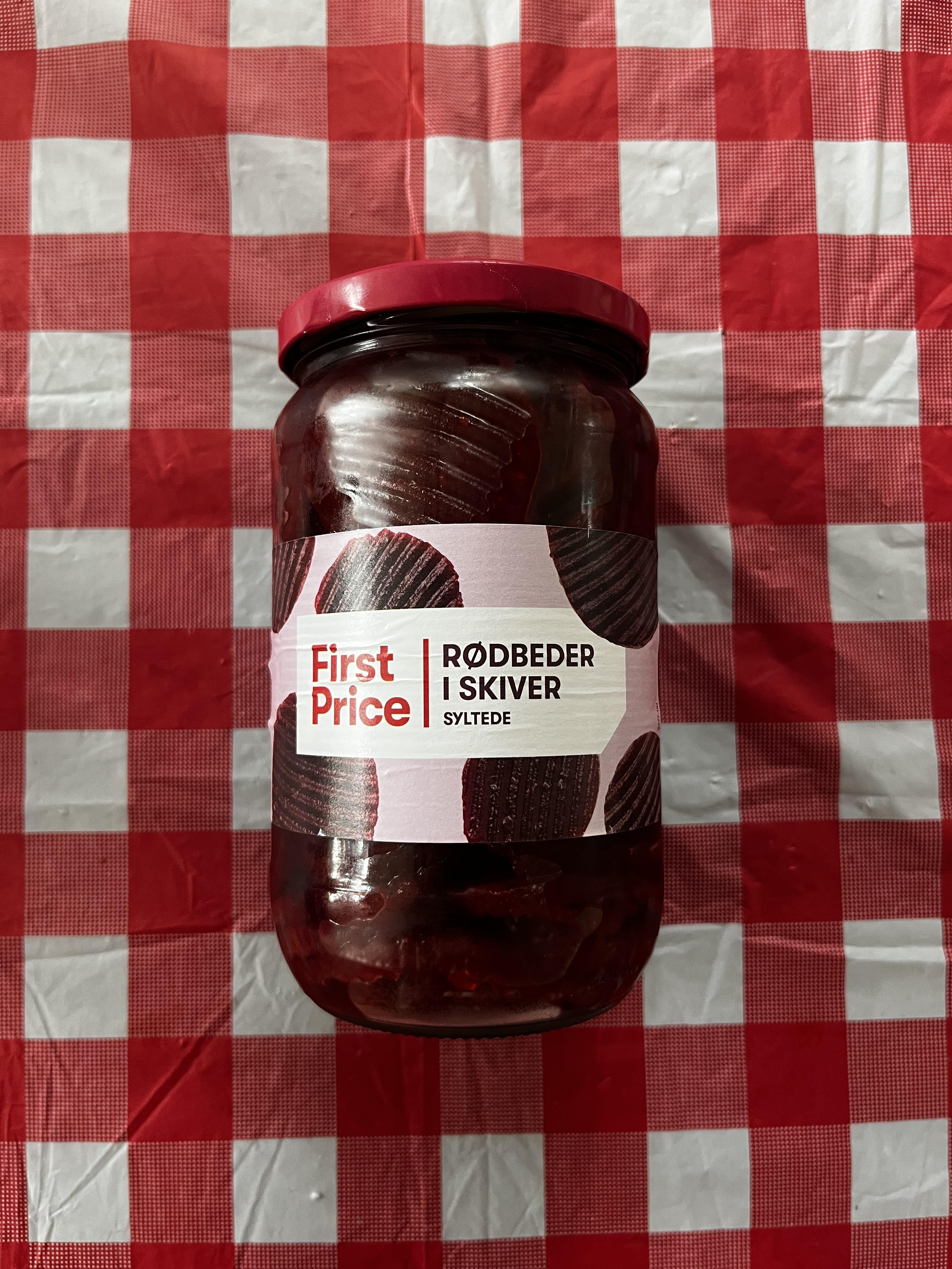 Rødbeder i skiver 720g / First Price - Pickled Sliced Beetroot 720g