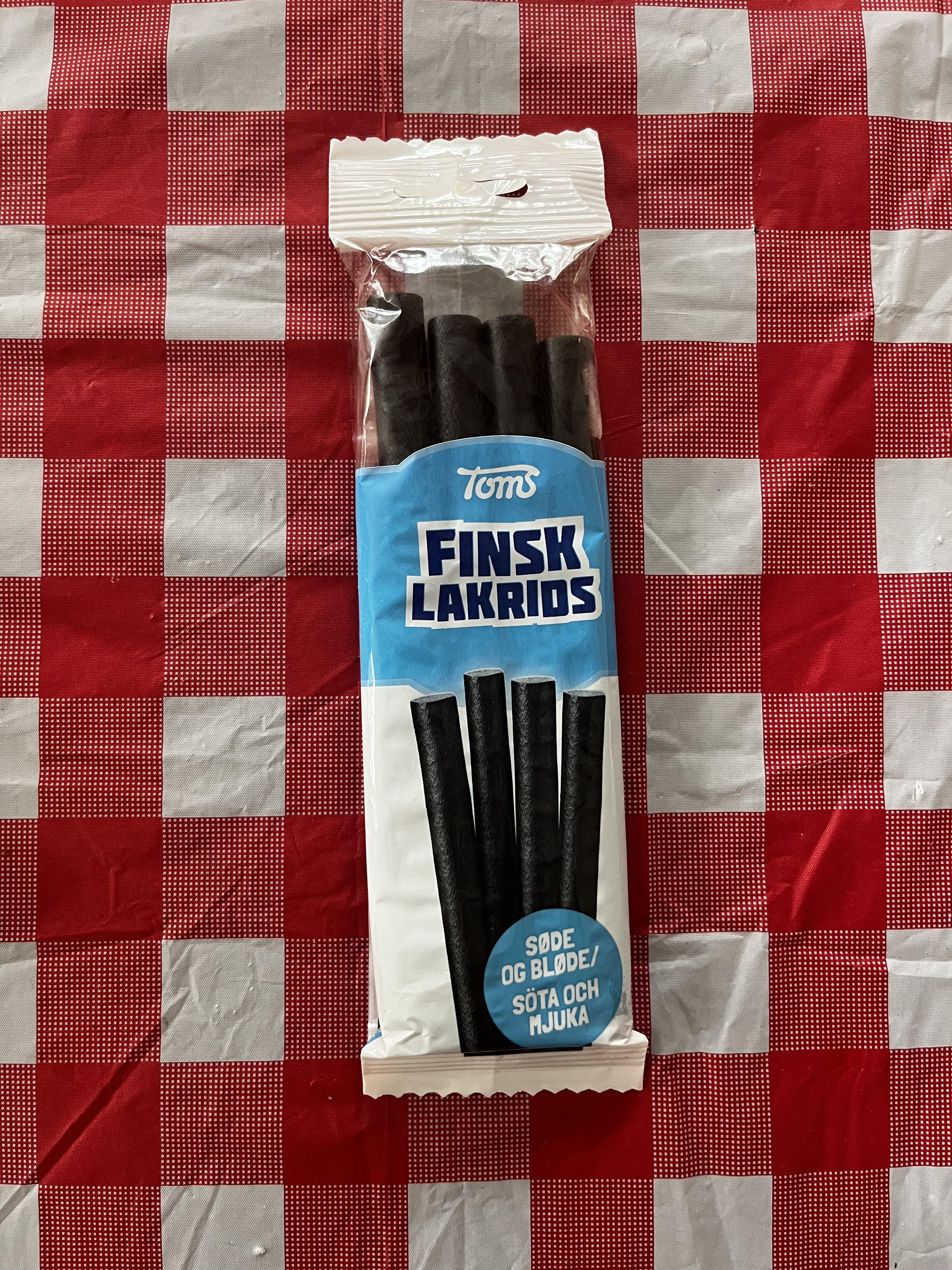 Go'e Stænger Finsk Lakrids 100g / Toms - Finnish Licorice 100g