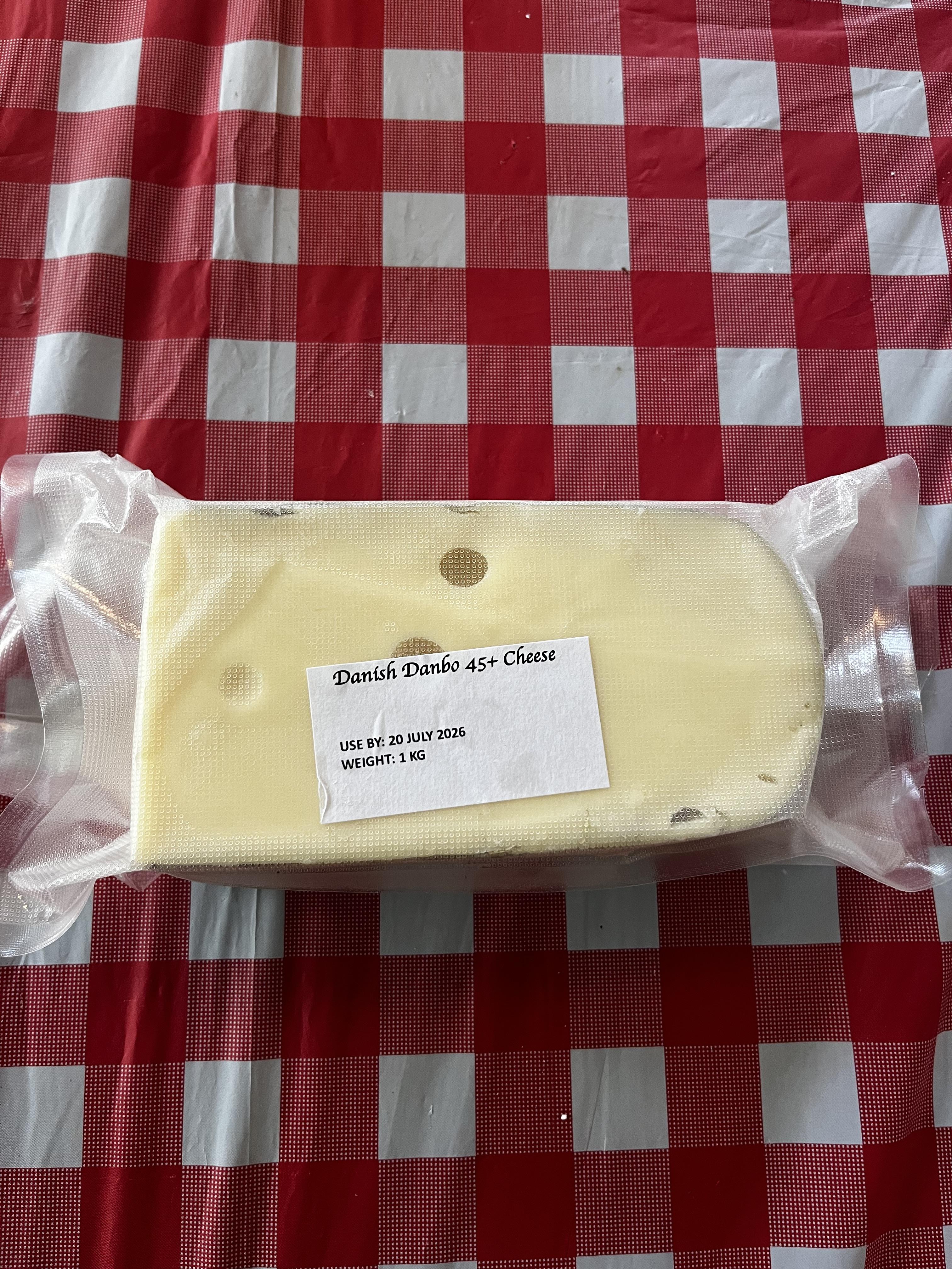 Danbo +45 Ost 1.0kg / Danish Danbo +45 Cheese 1.0kg