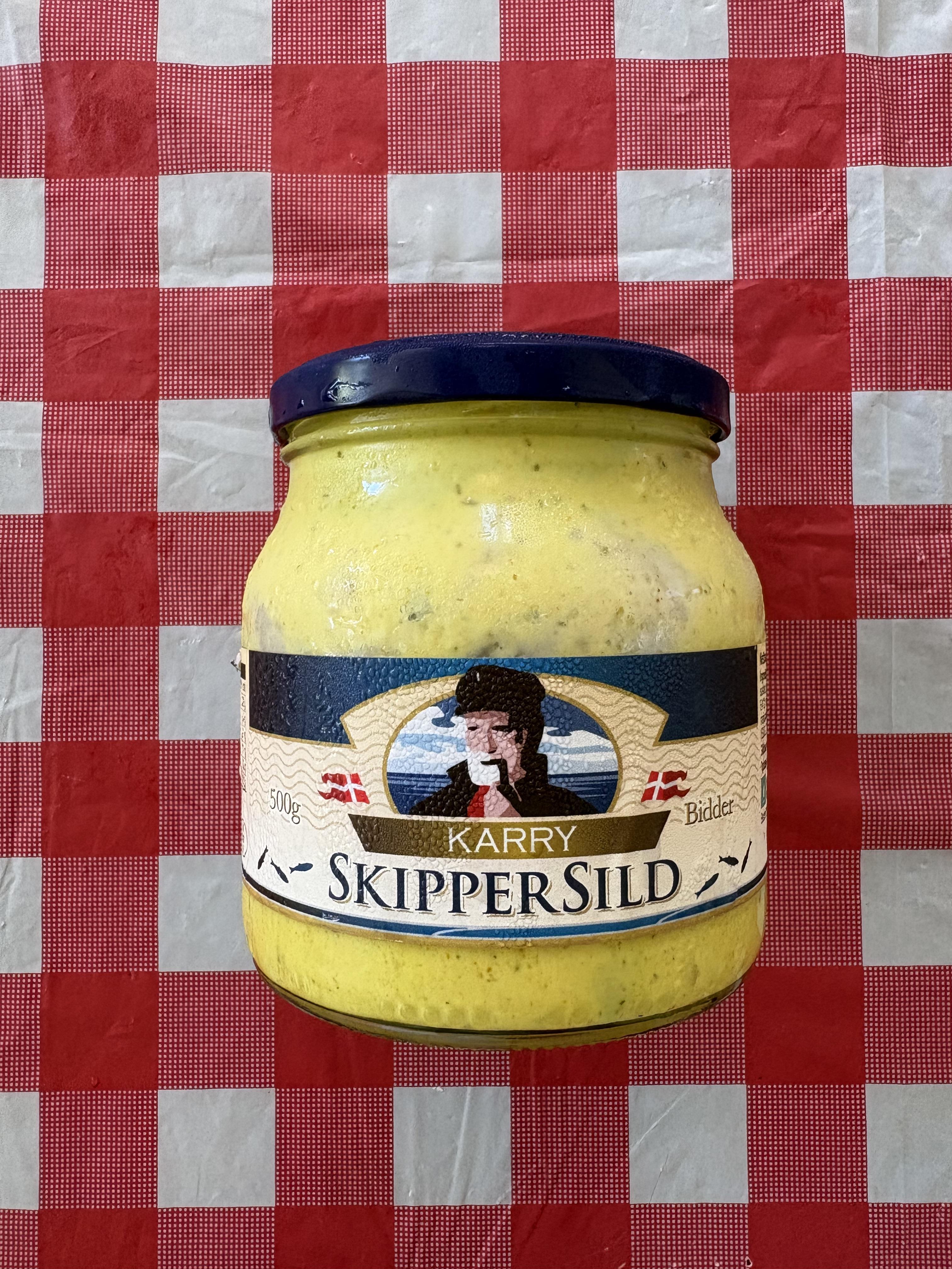 Karrysild / Herring curry 550g.