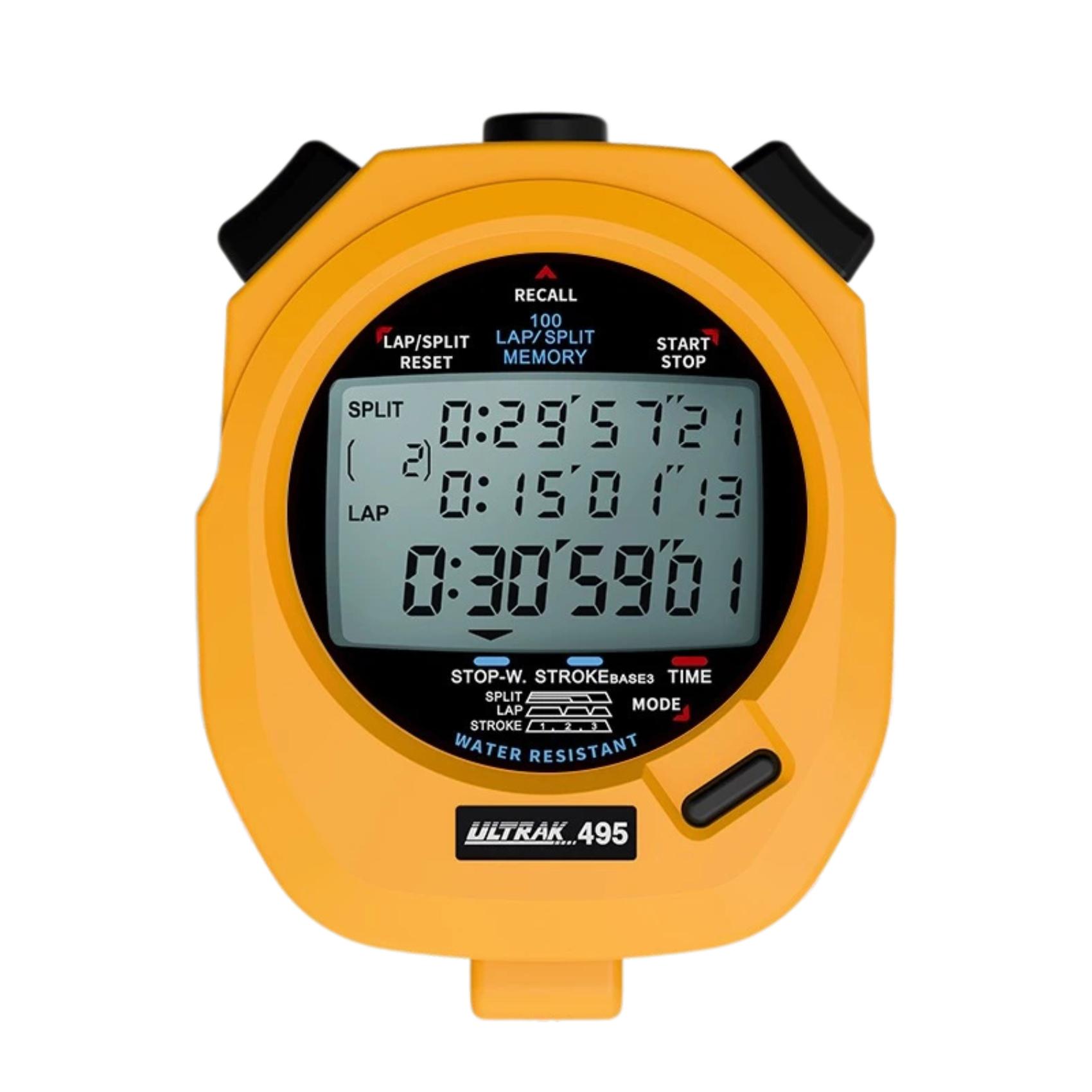 ULTRAK 495 100 Dual Split Recallable Memory Stopwatch