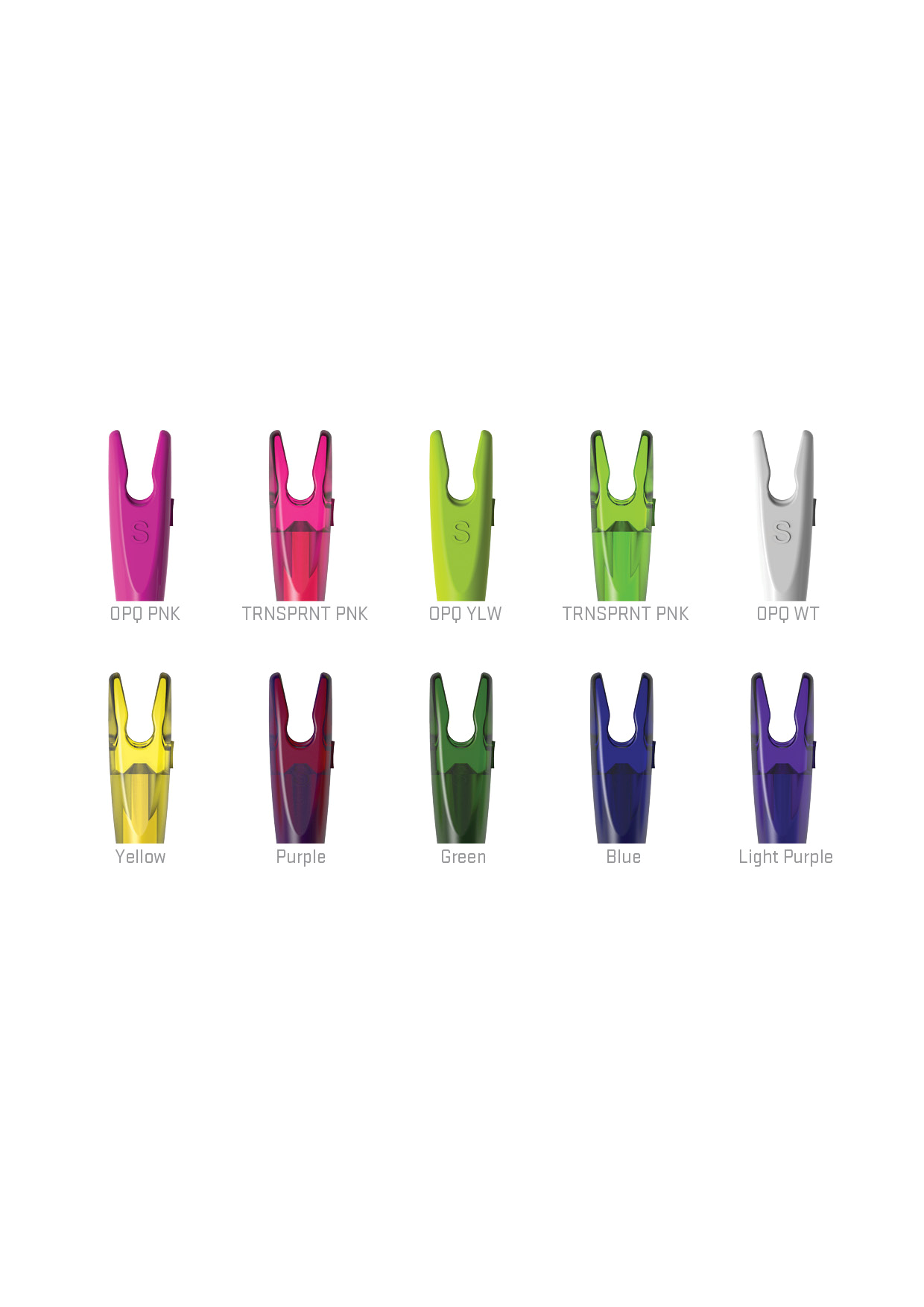 Fivics Archery Pin Nock Small Groove