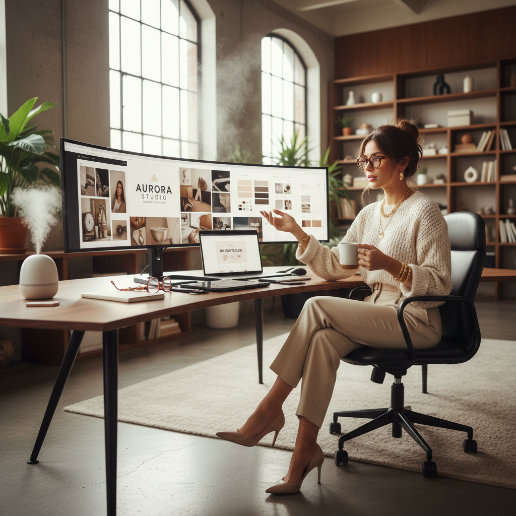 Brands outgrowing DIY templates, ready for a polished look