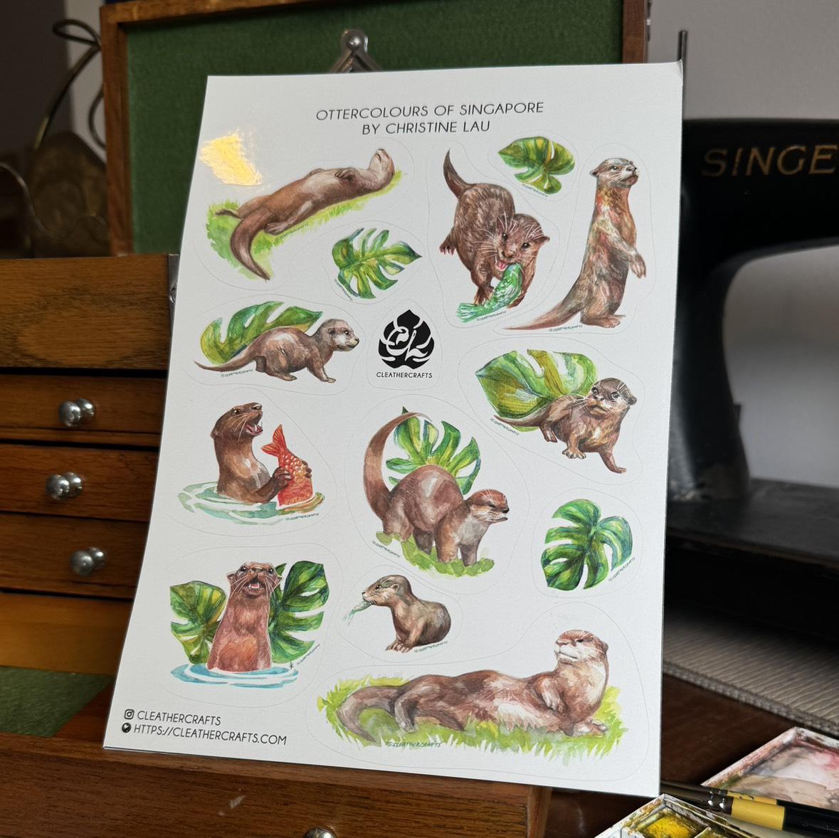 Ottercolours stickers
