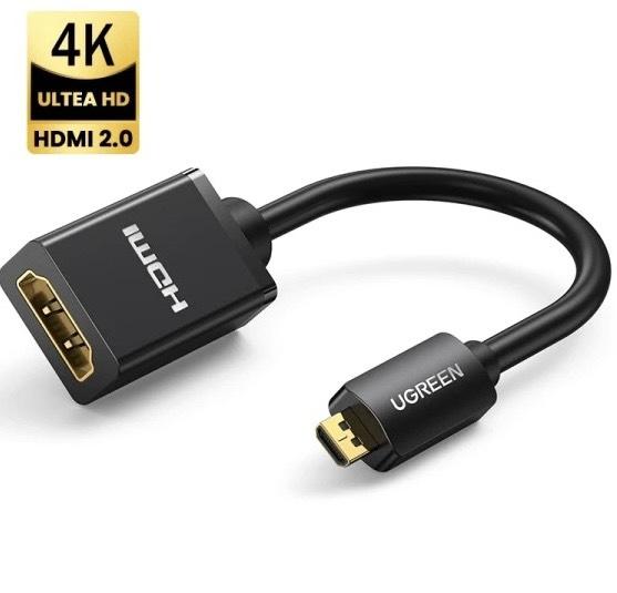 Micro HDMI-compatible to Hdmi-Compatible Adapter