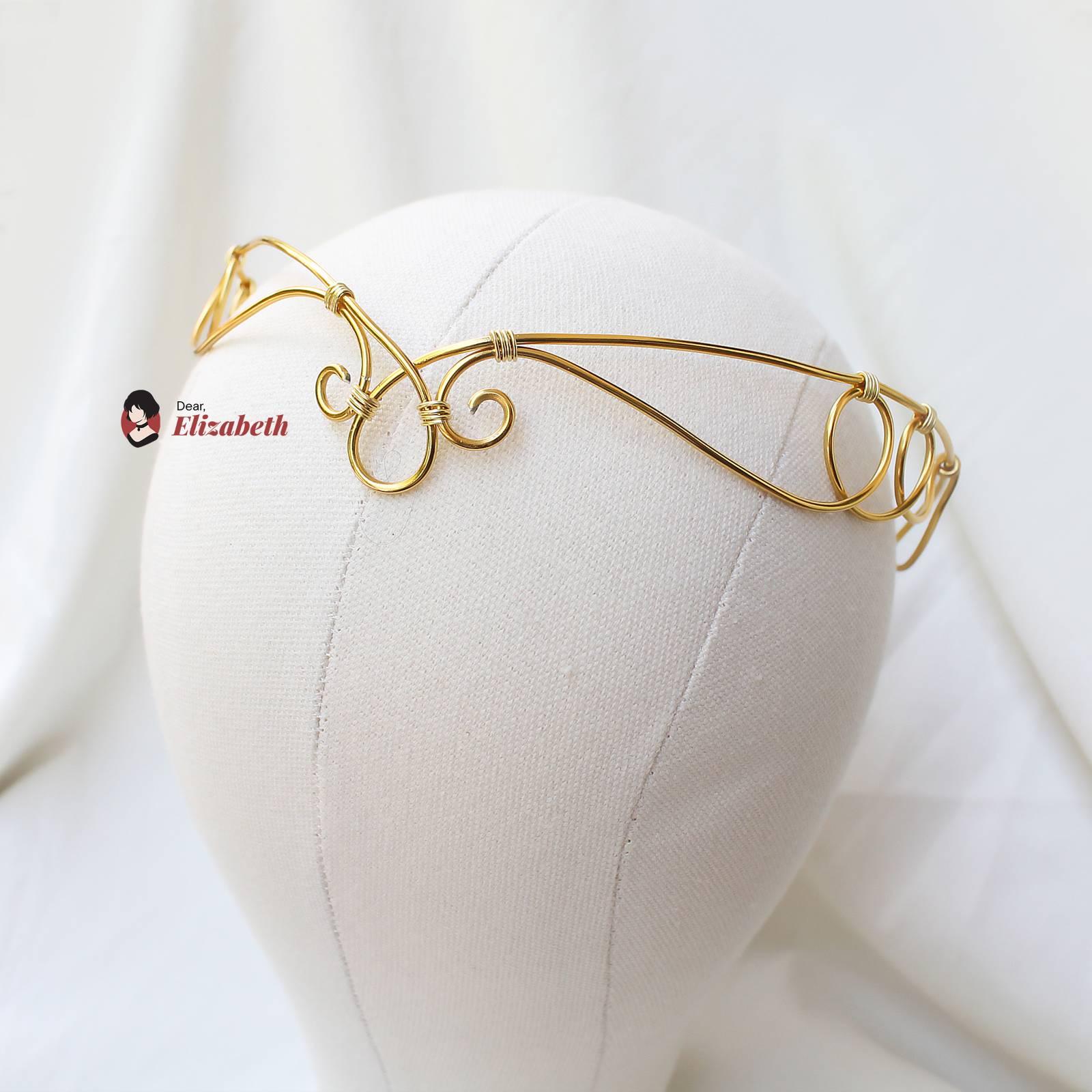 Eloira Droplet Swirl Circlet