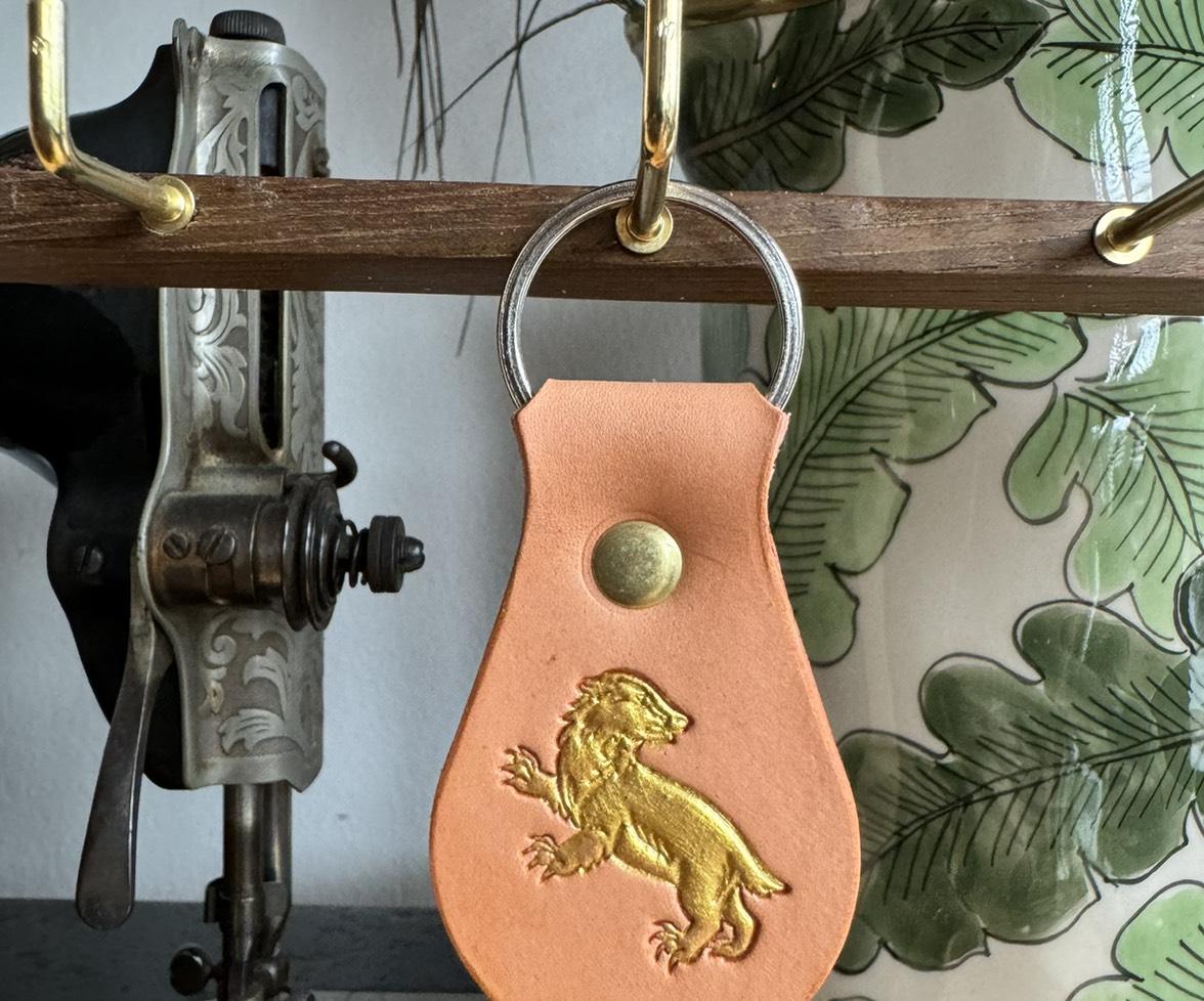Hogwarts house keychains