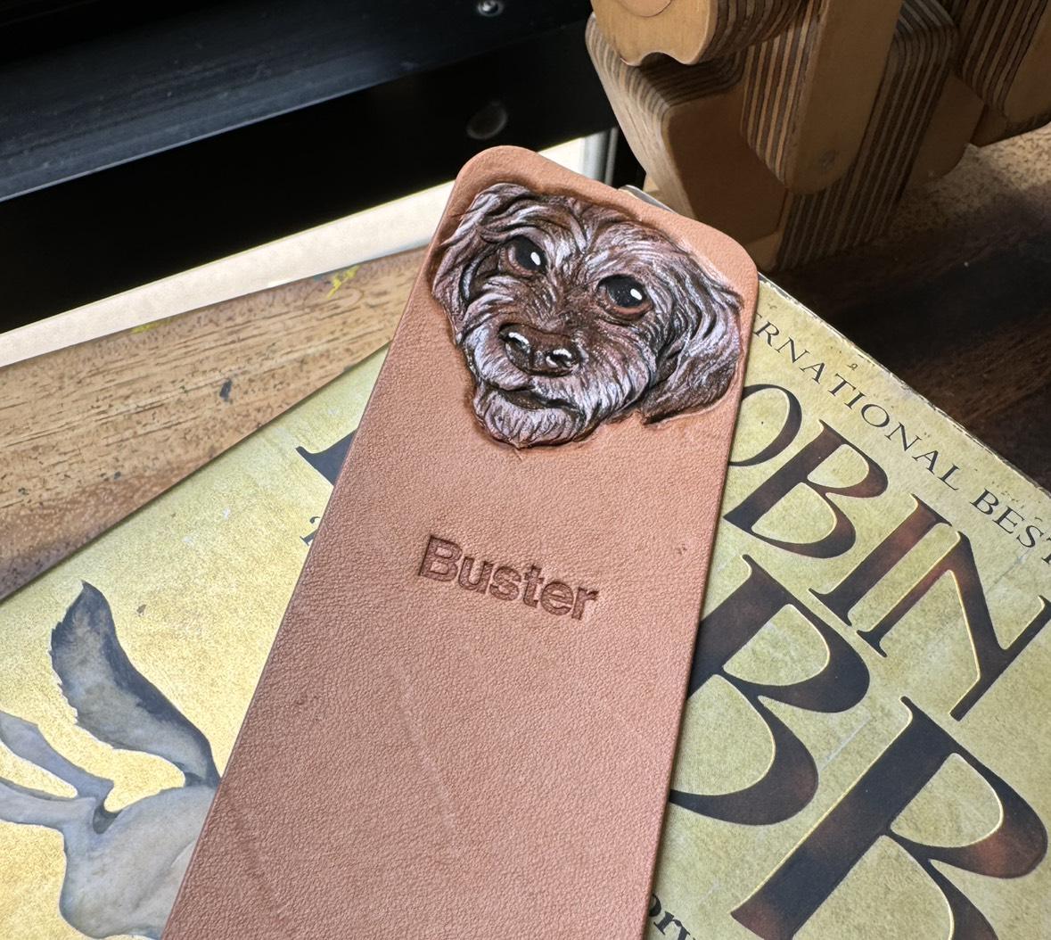 Custom Pawtrait bookmark