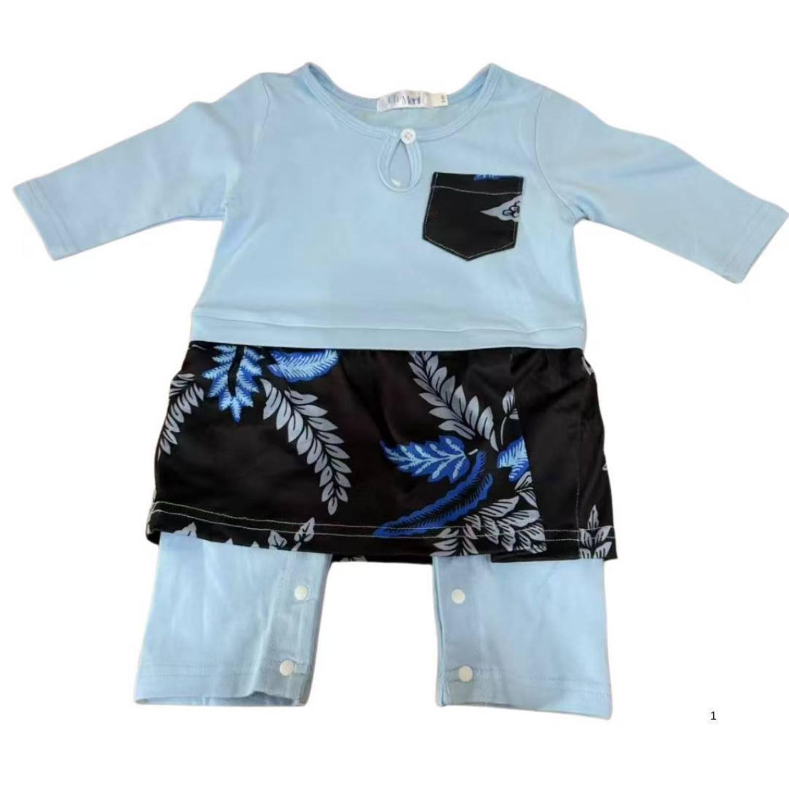 Newborn Baby Romper Baju Bayi Raya Infant Short Sleeve Rompers Jumpsuit Baby Clothes Baby Shirt