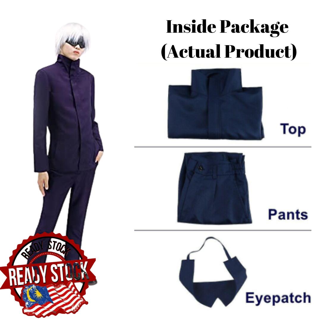 Anime Jujutsu Kaisen Adult Cosplay Costume Set Halloween Event Itadori Yuiji Gojo Satoru Unisex