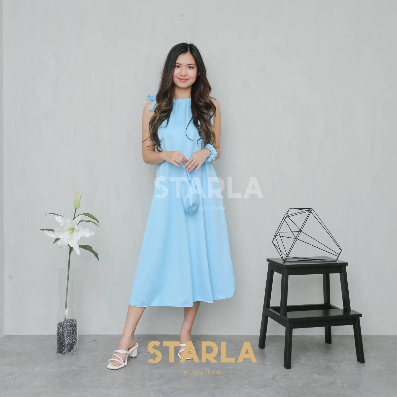 Reesha halter Neck Midi Dress Satin