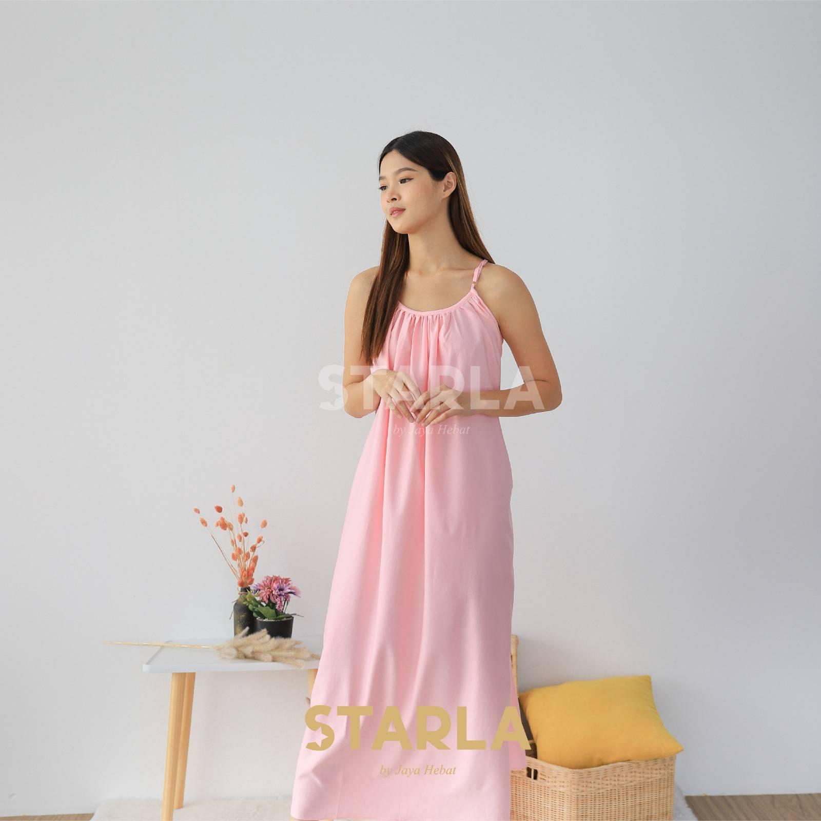 Mia Summer Backless Long Dress Wanita