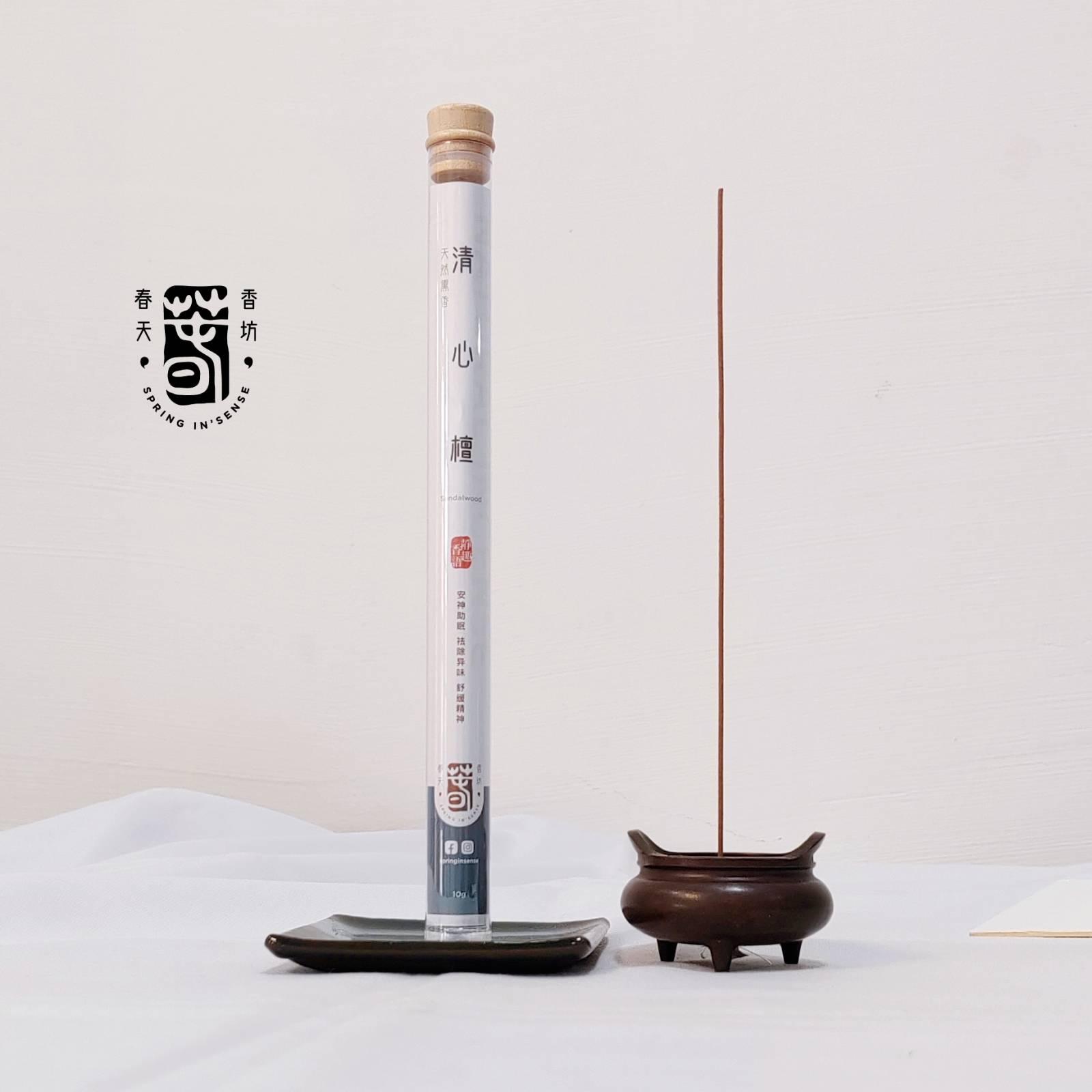 清心檀线香 21cm Sandalwood Lying Incense