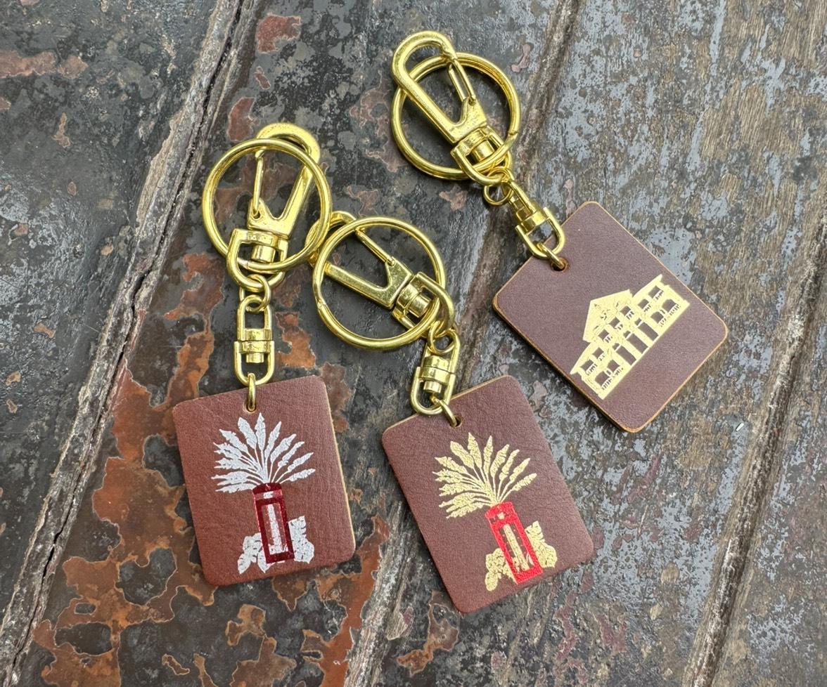Keychains- gold foiled