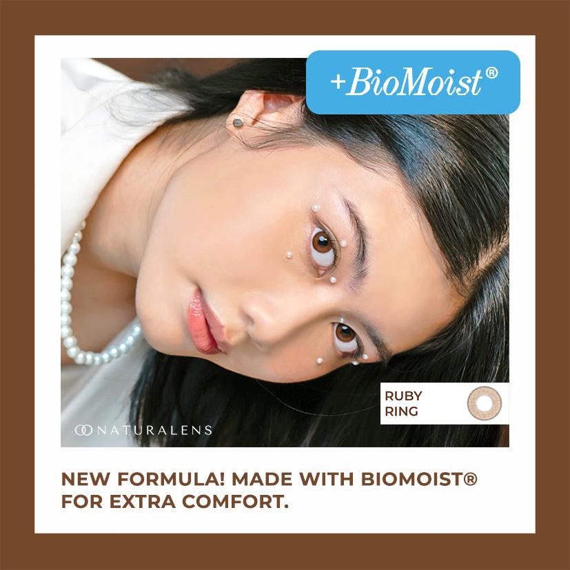 Naturalens Ruby Ring Softlens Biomoist (1PC/SEBELAH) Contact Lens (0 sd -10) normal minus