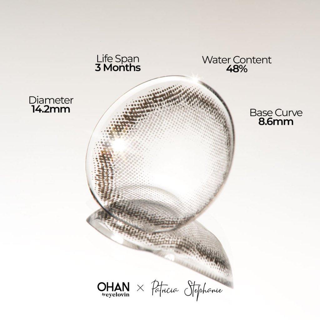 EYELOVIN Softlens OHAN - Hana Grey - Softlens Premium MPC Best Seller untuk Mata Sensitif Korean Look - Bisa Normal dan Minus